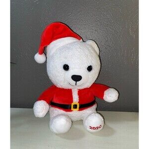 HALLMARK 2020 TEDDY BEAR SANTA 9” PLUSH - RETIRED